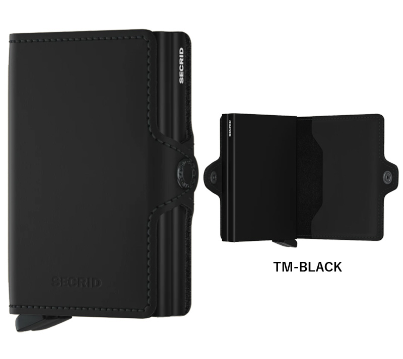 SECRID ツインウォレット マットブラック Twinwallet Matte