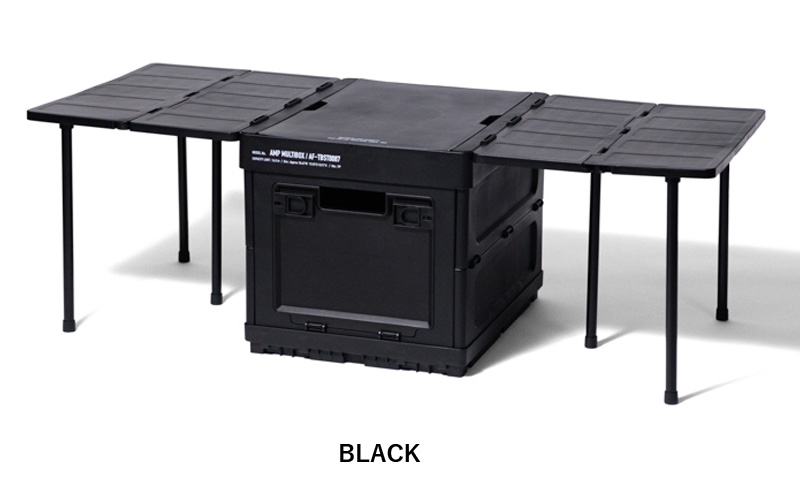 アンプマルチボックス 収納ボックス 折り畳みコンテナ 両サイドテーブル AMP MULTIBOX ペットボトル 収納 持ち運び アウトドア ...