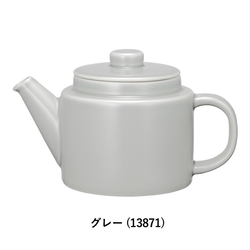 波佐見焼 common ポット 500ml コモン ポット pot シンプル モダン 4色 食器 キッチン 新生活 紅茶コーヒー お茶 ティー レンジ対応 食洗機対応 洋食器｜quattroangoli｜03