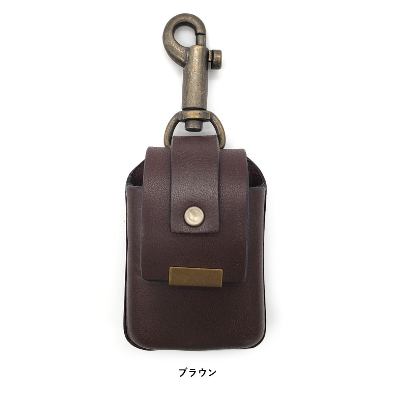 本革 ライターケース ジッポー用 ZIPPO用 革ケース キーホルダー付 ギフト プレゼント メンズ 父の日 ギフト プレゼント 日本製 ハンドメイド｜quattroangoli｜03