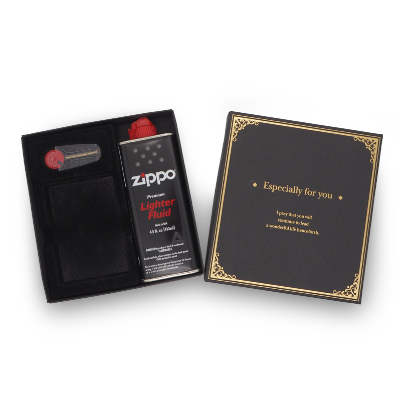 ジッポー ギフトボックス ライター ギフト BOX ZIPPO オイルS缶 ジッポーライター ジッポ フリント 着火石 発火石 プレゼント フリント オイル缶 箱｜quattroangoli｜02