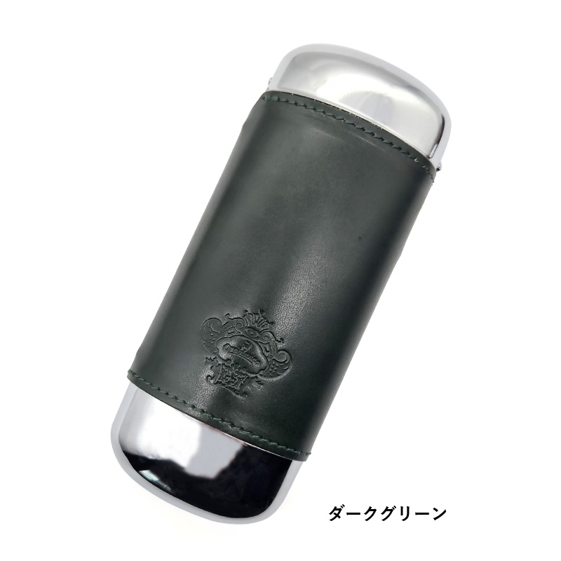 オロビアンコ メガネケース メンズ Orobianco スチール、牛革 革 レザー OBGC-010DGR ダークグリーン 小物 Orobianco（オロビアンコ） メガネケース 眼鏡ケース メガネ 入れ 本革