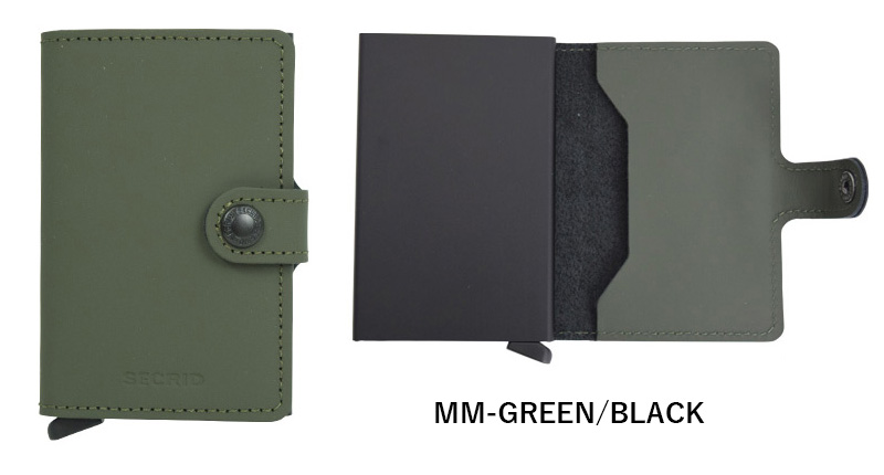 名刺入れ/定期入れ SECRID Miniwallet Matte Grey - Black SECRID 財布 メンズ レディース カードケース カード入れ セクリッド