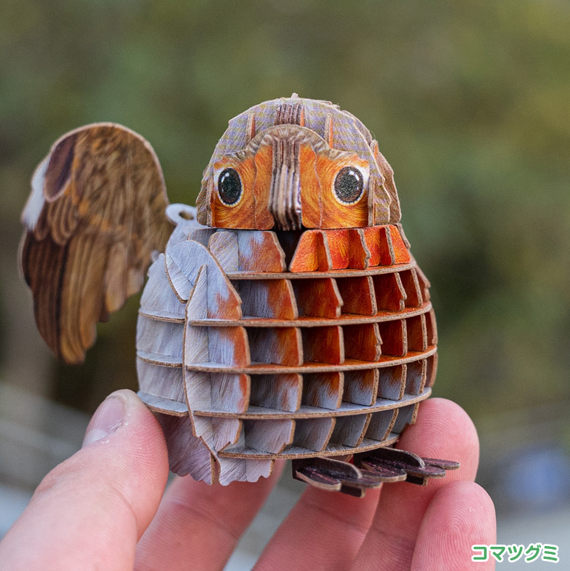 ペーパークラフト 動物 鳴き声 工作キット 立体パズル 紙製 MAKE BUG