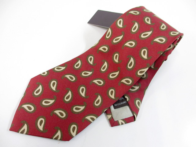 Paul Stuartイタリア製 ネクタイ 絹古着usedKN1 - 小物 