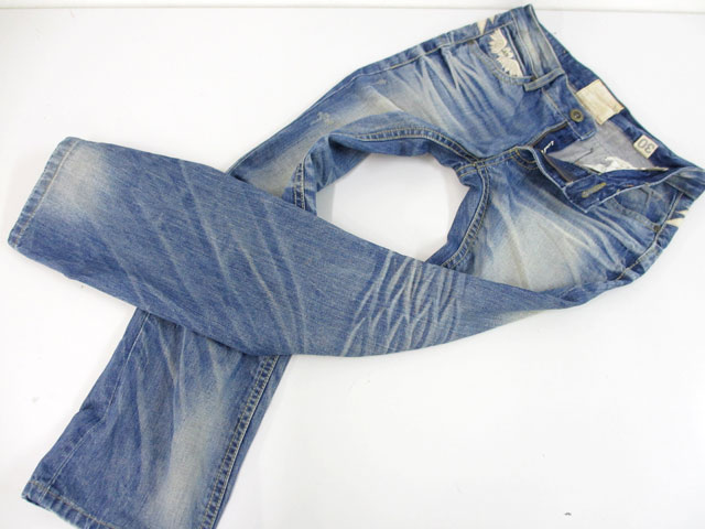 ロリータジーンズlolita jeans新品バック天使の羽根刺繍30インチL