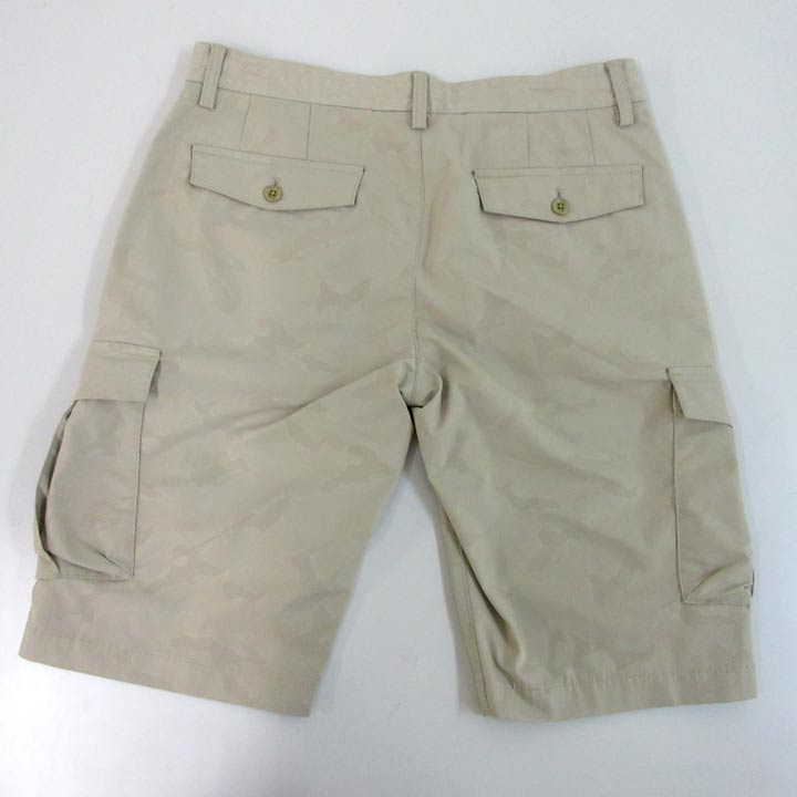 定価29700円の半額エポカウォモepoca uomo新品タグ付ハーフパンツカーゴショートパンツショーツ48L茶ベージュ収納上手(qz12943)