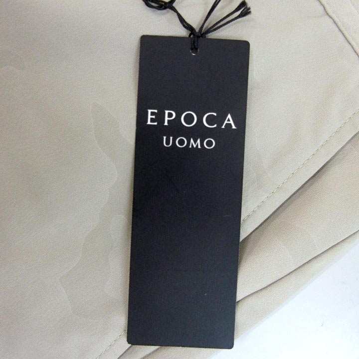 定価29700円の半額エポカウォモepoca uomo新品タグ付ハーフパンツカーゴショートパンツショーツ48L茶ベージュ収納上手(qz12943)