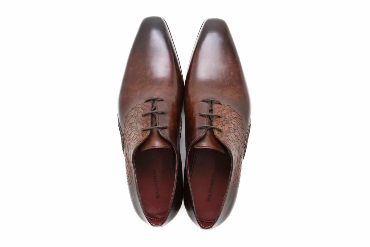 MAGNANNI ブラウン ドレスシューズ 34133dbrbr-x3.jpg