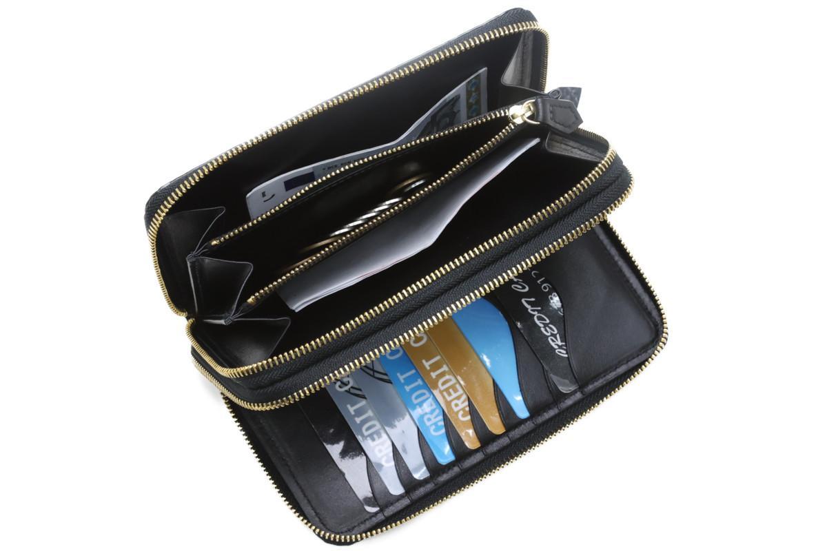 LE'SAC（レザック） 財布 ナイルクロコダイル Wファスナー長財布（1枚