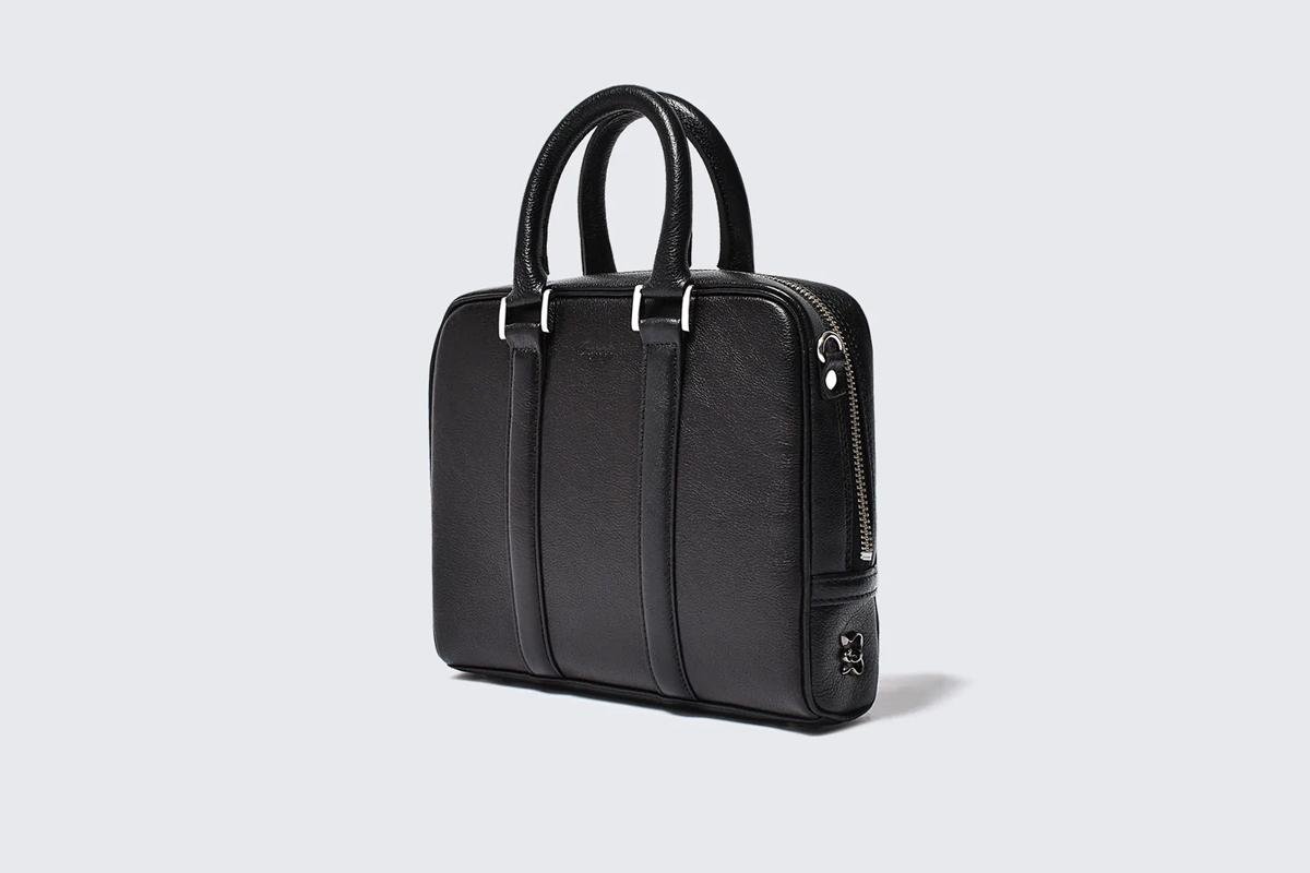 【美品】バジョルゴ マイクロブリーフケース ハンド ショルダー 美品〉BajoLugo バジョルゴ マイクロブリーフケース ショルダー