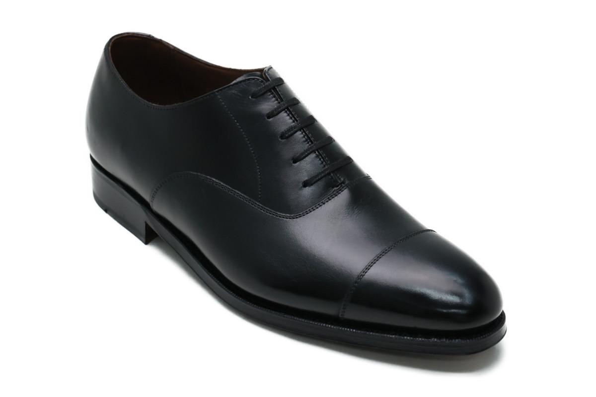 BRIDLEN メンズ ドレスシューズ 内羽根ストレートチップ ブラック