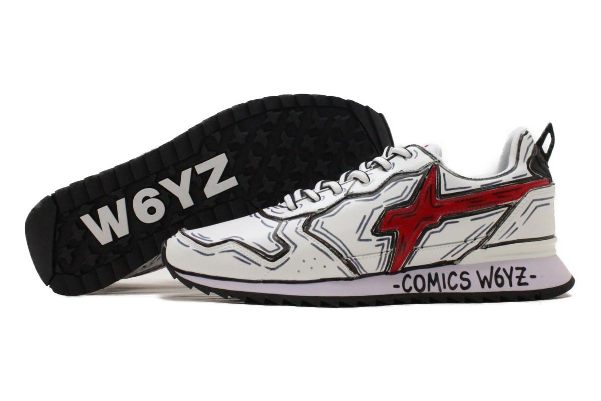 W6YZ(シューズ) ウィズ メンズ スニーカー ジェットエム ペイント 