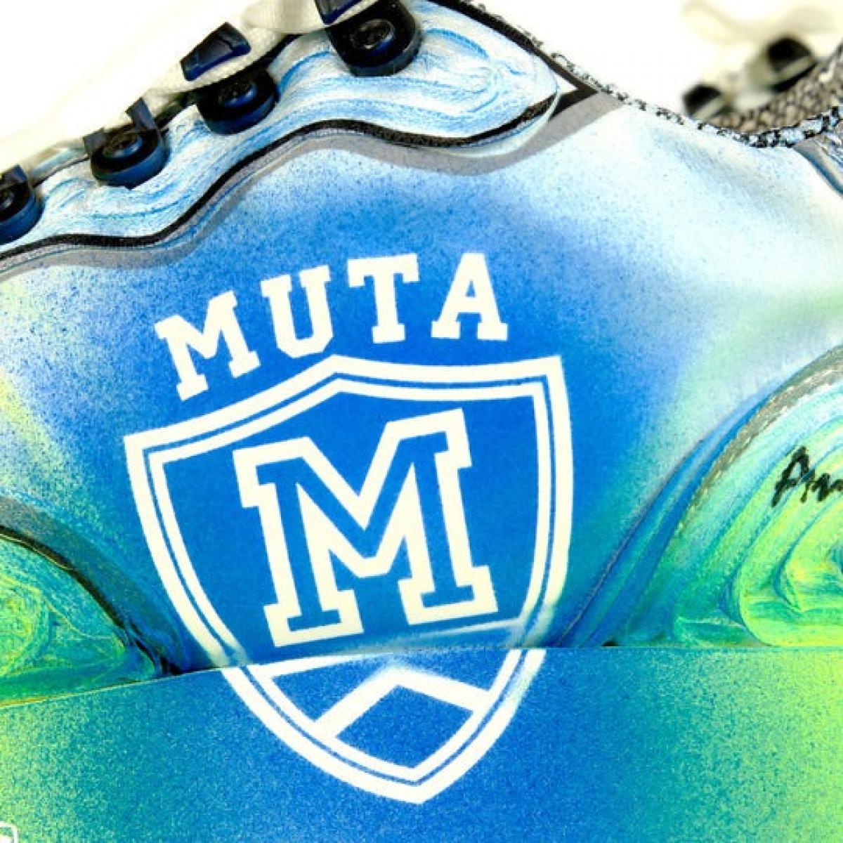 ○★新品 未使用 PLUS × muta MARINE スニーカー ハンドメイド muta MARINE ムータ / メンズ スニーカー プラス × コラボ