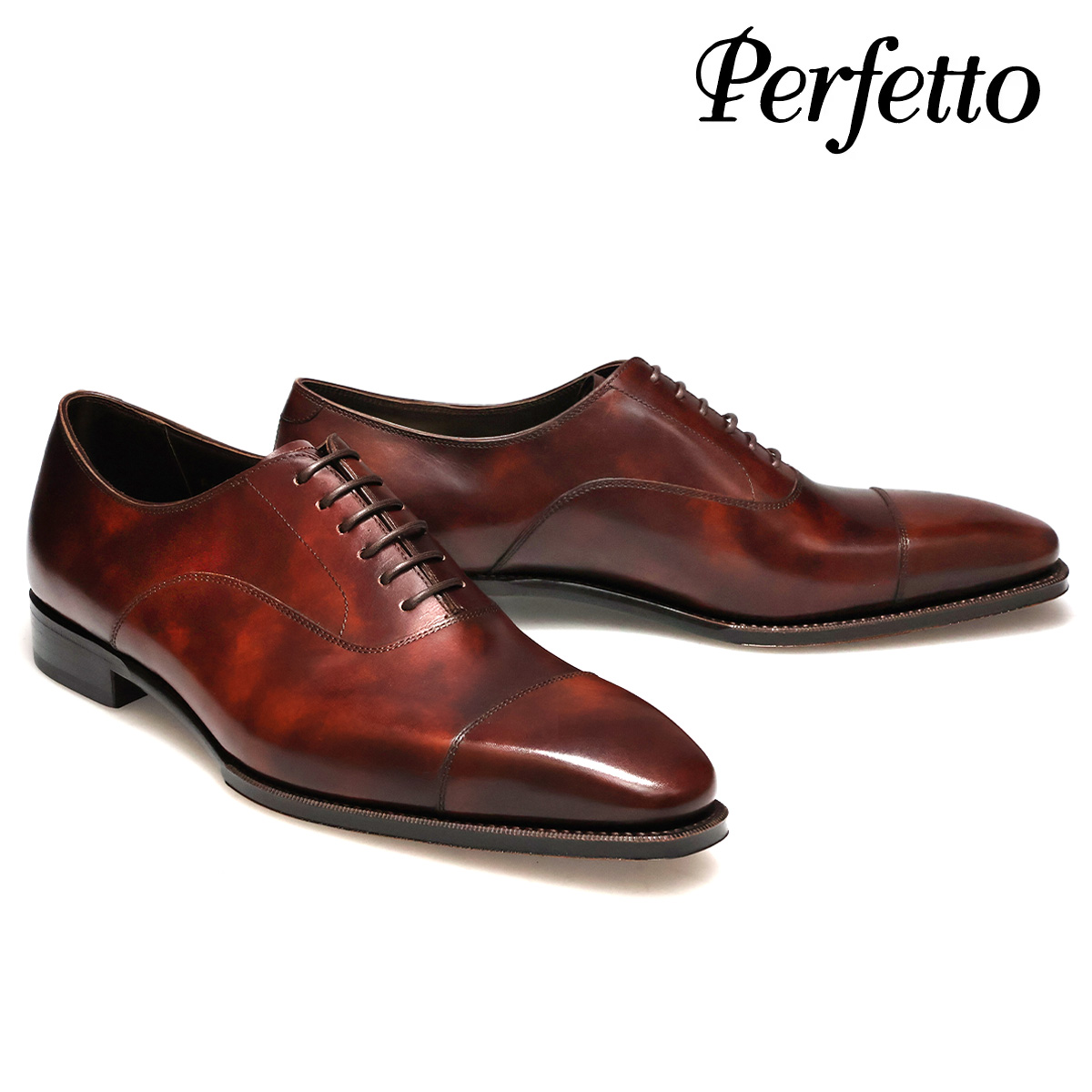Perfetto（ペルフェット） メンズ ドレスシューズ 内羽根ストレート