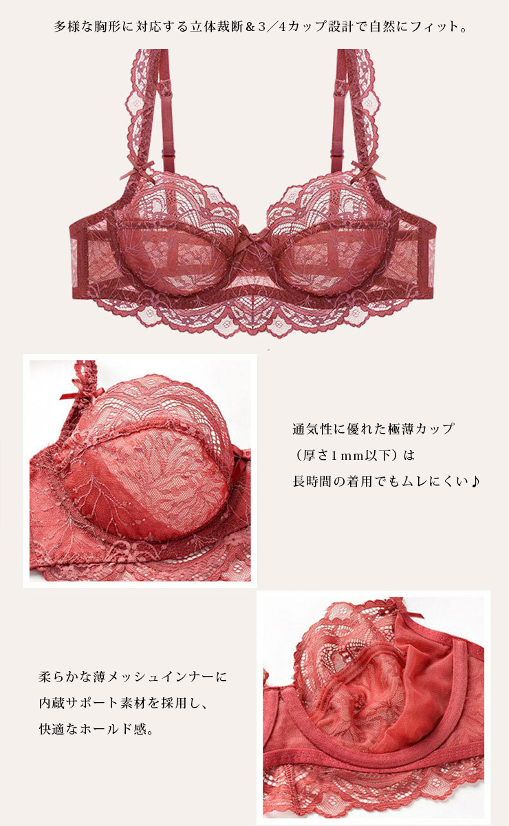 ブラジャー ショーツ セット 大きいサイズ セクシー B85 C85 C90