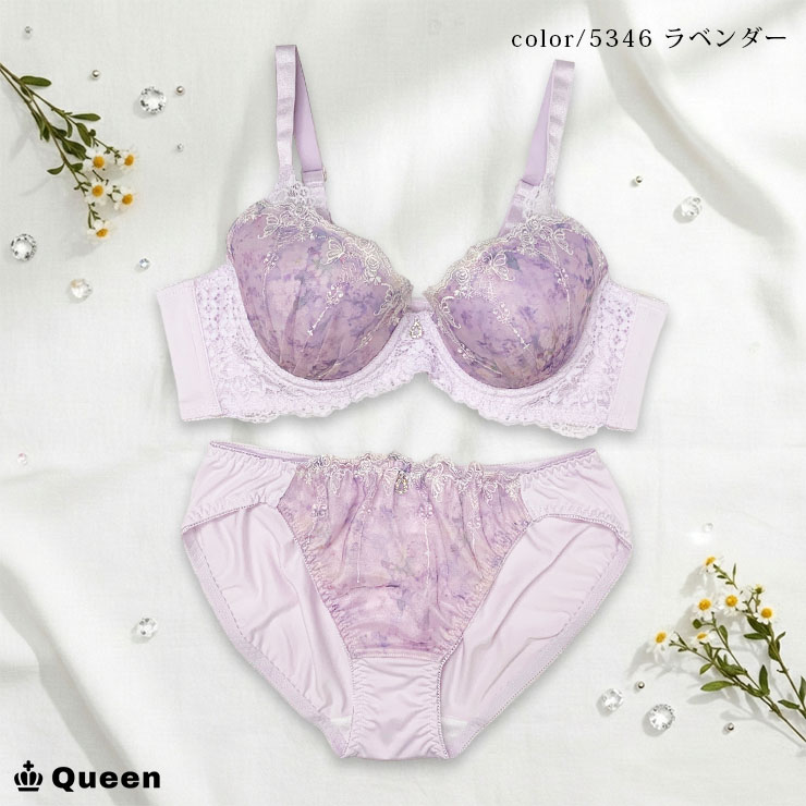 ブラショーツセット ブラジャー モールドカップ 脇肉補整 谷間ブラ