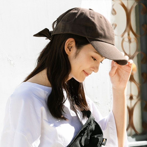 公式通販 帽子 レディース UV 大きいサイズ リボンキャップ キャップ CAP 日よけ 自転車 春 夏 母の日 SALE セール 