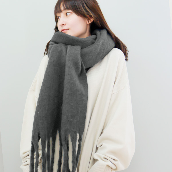 QUEENHEAD（クイーンヘッド） ストール 大判 「もこもこ大判ストール