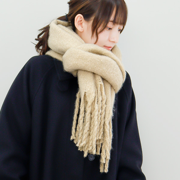 QUEENHEAD（クイーンヘッド） ストール 大判 「もこもこ大判ストール