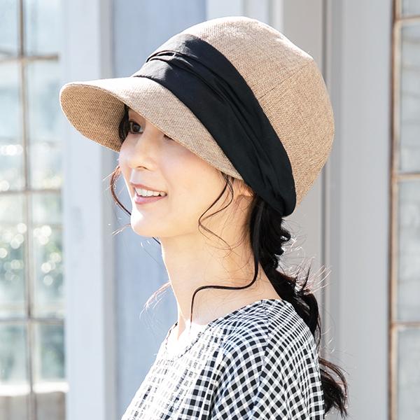 優れた品質 QUEENHEAD 帽子 UV ハット 紫外線 フリーサイズ ブラック