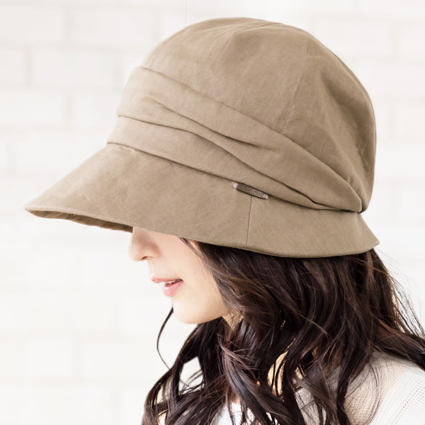 帽子 レディース UV 紫外線 大きいサイズ キャスケット キャスダウン
