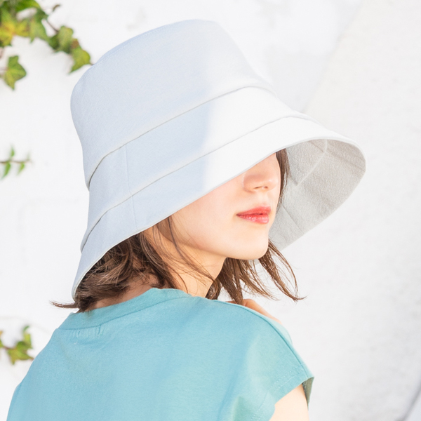 完全遮光 帽子 レディース 大きいサイズ 紫外線 UV対策 つば広 折り畳み 防しわ 吸水 速乾 接...
