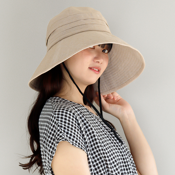 帽子 レディース 大きいサイズ 遮光100%カット 接触冷感 遊離ホルムアルデヒド 吸湿素材 UV ...