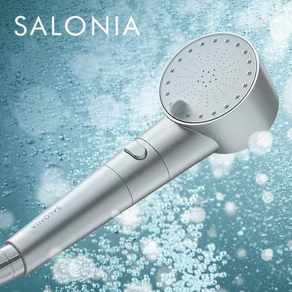 SALONIA シャワーヘッド サロニア ファインバブルクリア 塩素