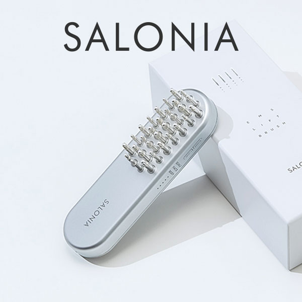SALONIA 美顔器 ブラシ EMS リフトケア 頭皮 頭筋 ハリ美容
