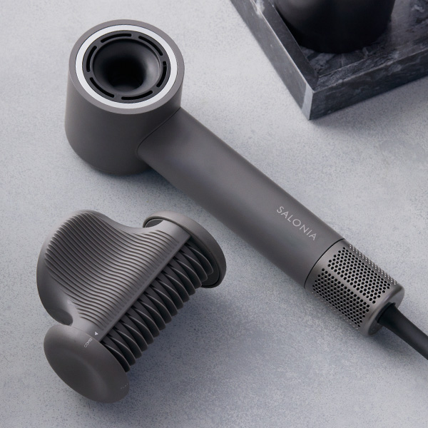 ドライヤー SALONIA ドライヤー 大風量 速乾 サロニア スムースシャインスマートドライヤー マイナスイオン ツヤ髪 大風圧