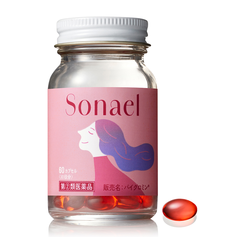 【指定第二類医薬品】Sonael ソナエル 更年期 ビタミン含有保健薬 女性 症状 不調 肩こり 頭痛 月経不順 生理 冷え性 | Sonael | 01