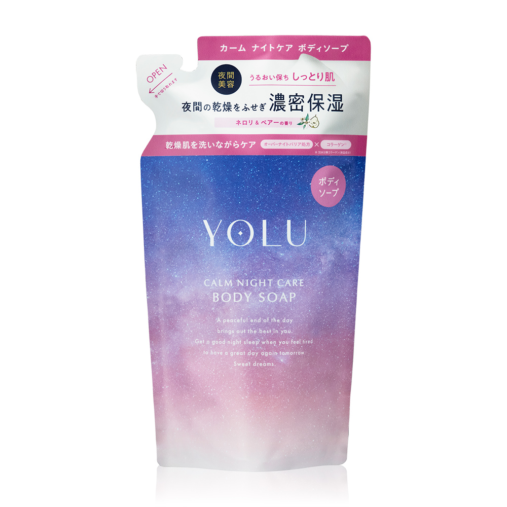 ボディソープ 詰め替え YOLU ヨル ナイトケアボディソープ 詰替え用 ボディウォッシュ ボディケア 石鹸 yoru メンズ レディース ゆうパケット対象商品 | YOLU | 01