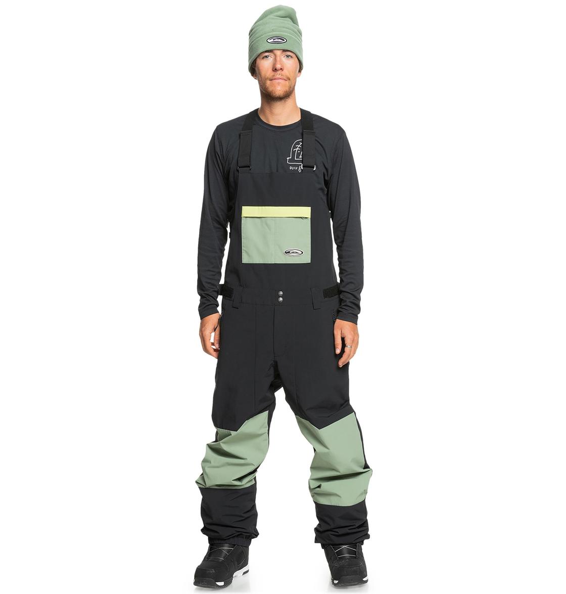 （22日-23日はボーナスストア+5％）アウトレット価格 セール SALE Quiksilver クイックシルバー FLY HIGH BIB スキー スノボー パンツ ボトムス ウェアの画像