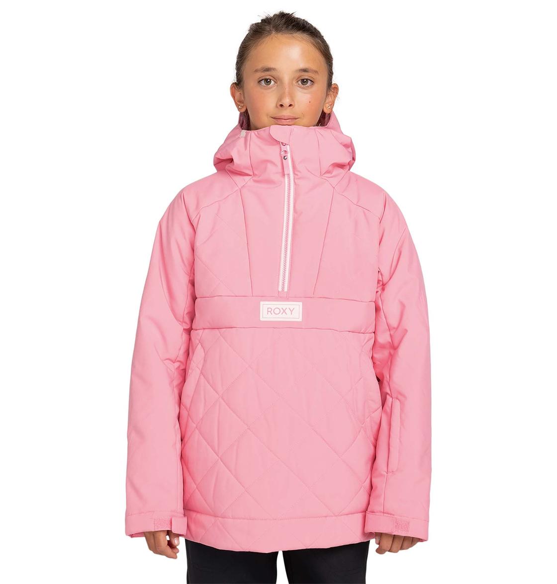 ROXY スキー スノーボード ジャケット 12 150 ピンク　ネイビー ROXY マウンテンパーカー アウター PIE GIRL JK/ロキシーキッズ