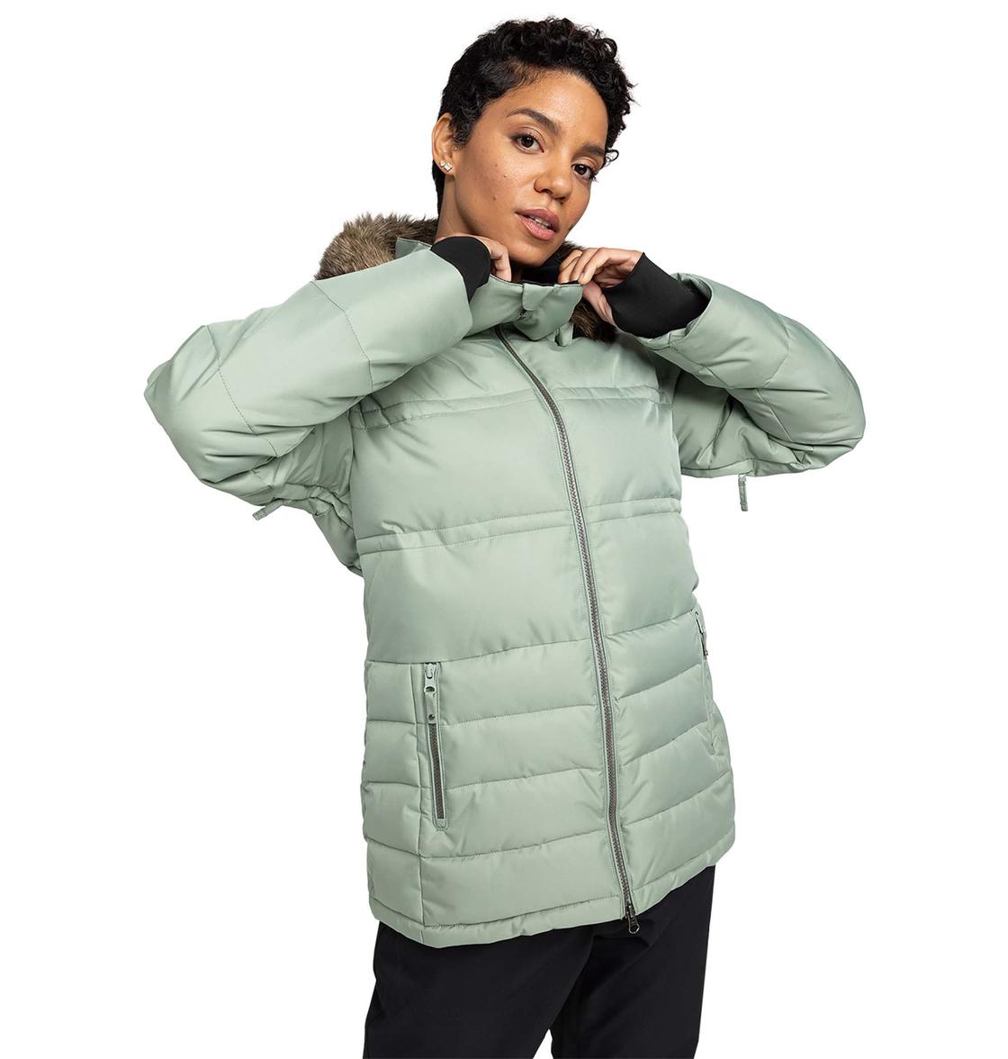 （22日-23日はボーナスストア+5％）アウトレット価格 セール SALE ROXY ロキシー QUINN JK スキー スノボー ジャケット アウター ウィンタースポーツの画像