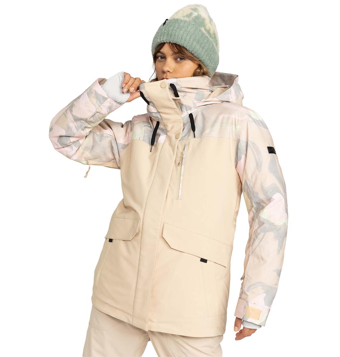（22日-23日はボーナスストア+5％）アウトレット価格 セール SALE ROXY ロキシー DAWNRAE PARKA JK スキー スノボー ジャケット アウター ウィンターの画像