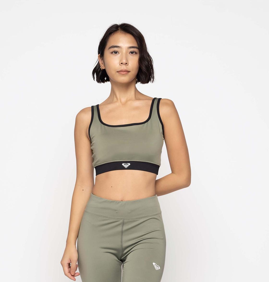 ROXY フィットネス スポーツブラ&レギンスセットアップ水陸両用 新品未使用 ROXY フィットネス スポーツブラ&レギンスセットアップ水陸