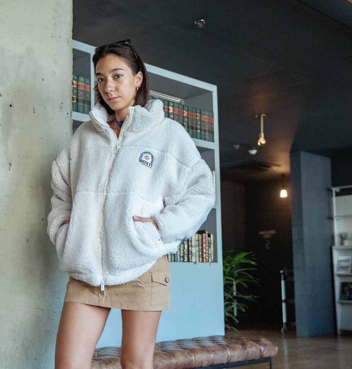 Roxy UPON US ZIP ボアジャケット Sサイズ 新品未使用 3156181624_20.jpg