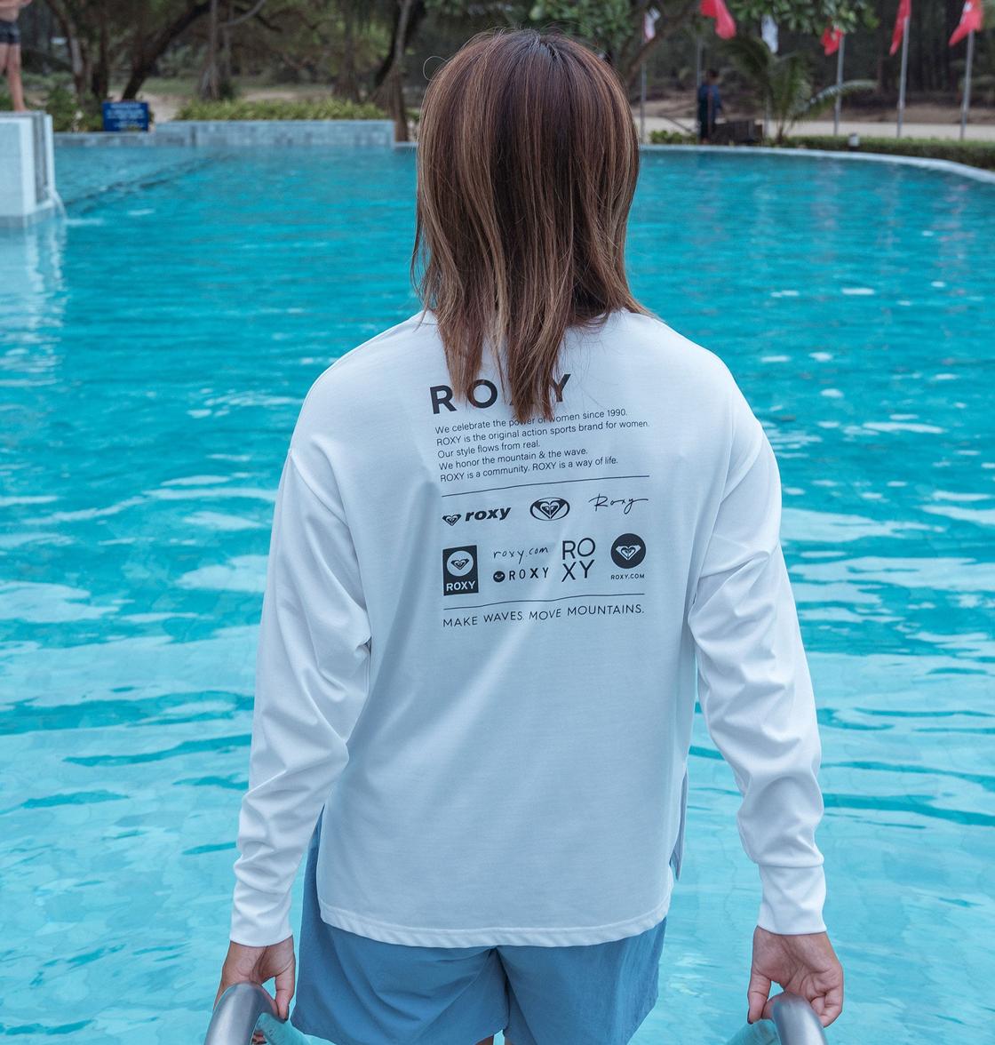 新品 ROXYラッシュガード Lサイズ レジャー アウトドア プール 旅行 OUTLET】Roxy PT LS LYCRA ラッシュガード @2buy