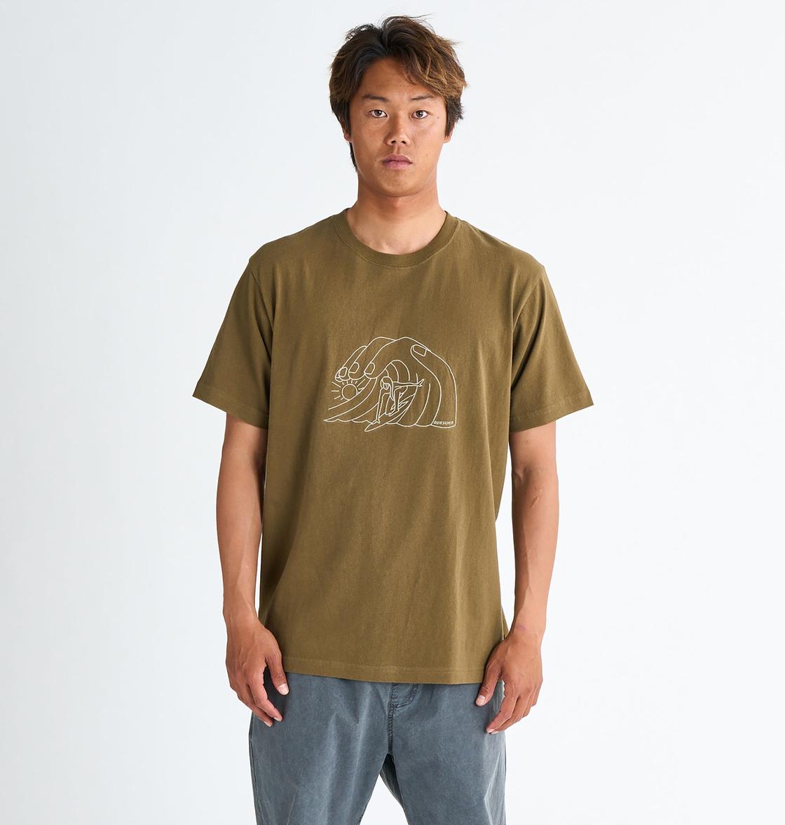 【1日＆3日-5日はボーナスストア+10％】セール SALE Quiksilver クイックシルバー  DAD CROP FIT SS COTTON シ Quiksilver 【1日＆3日-5日はボーナスストア+10％】セール SALE