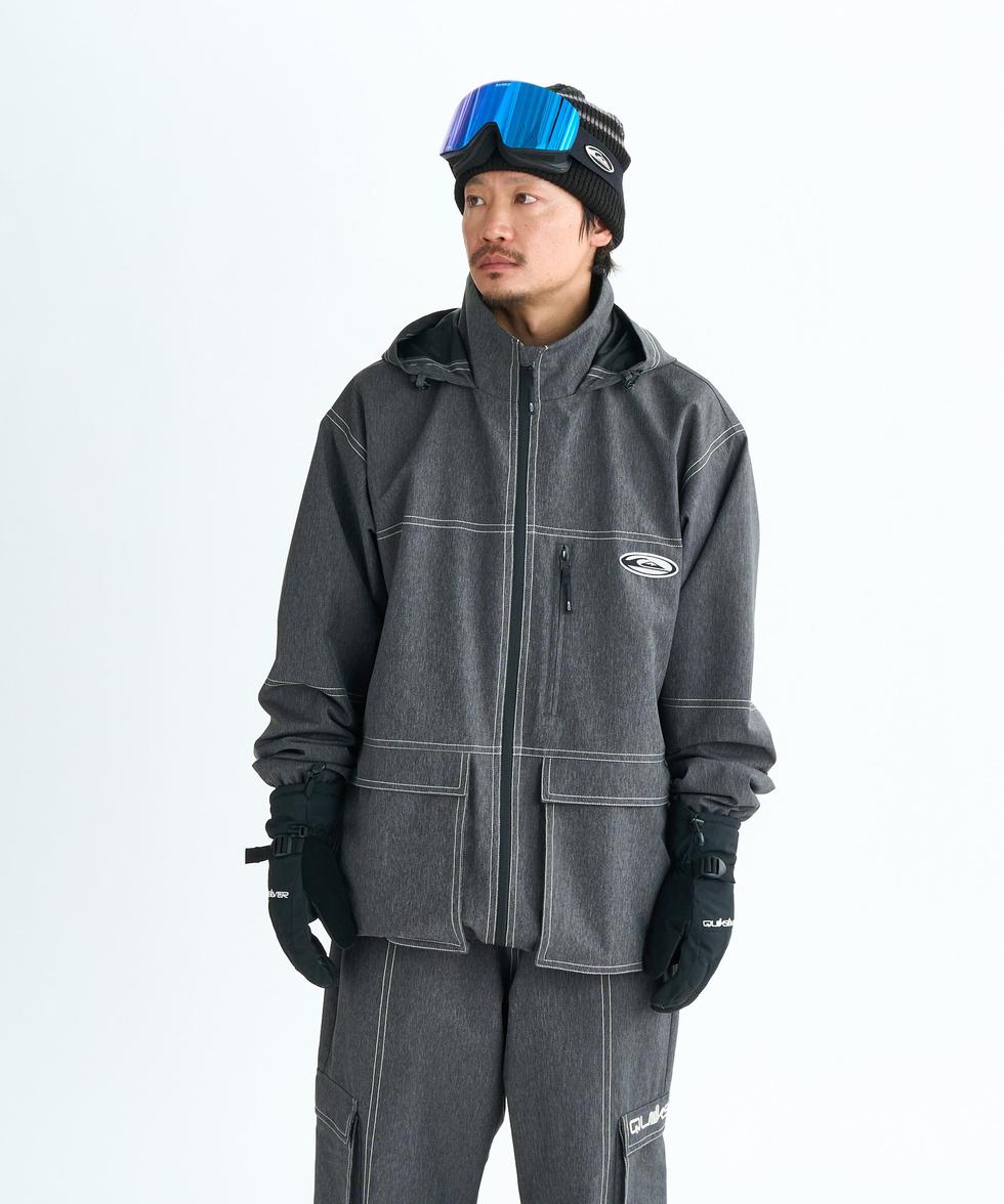 （22日-23日はボーナスストア+5％）OUTLET 送料無料 Quiksilver クイックシルバー QUIK JEAN JK スキー スノボー ジャケット アウター ウェア ウィンターの画像