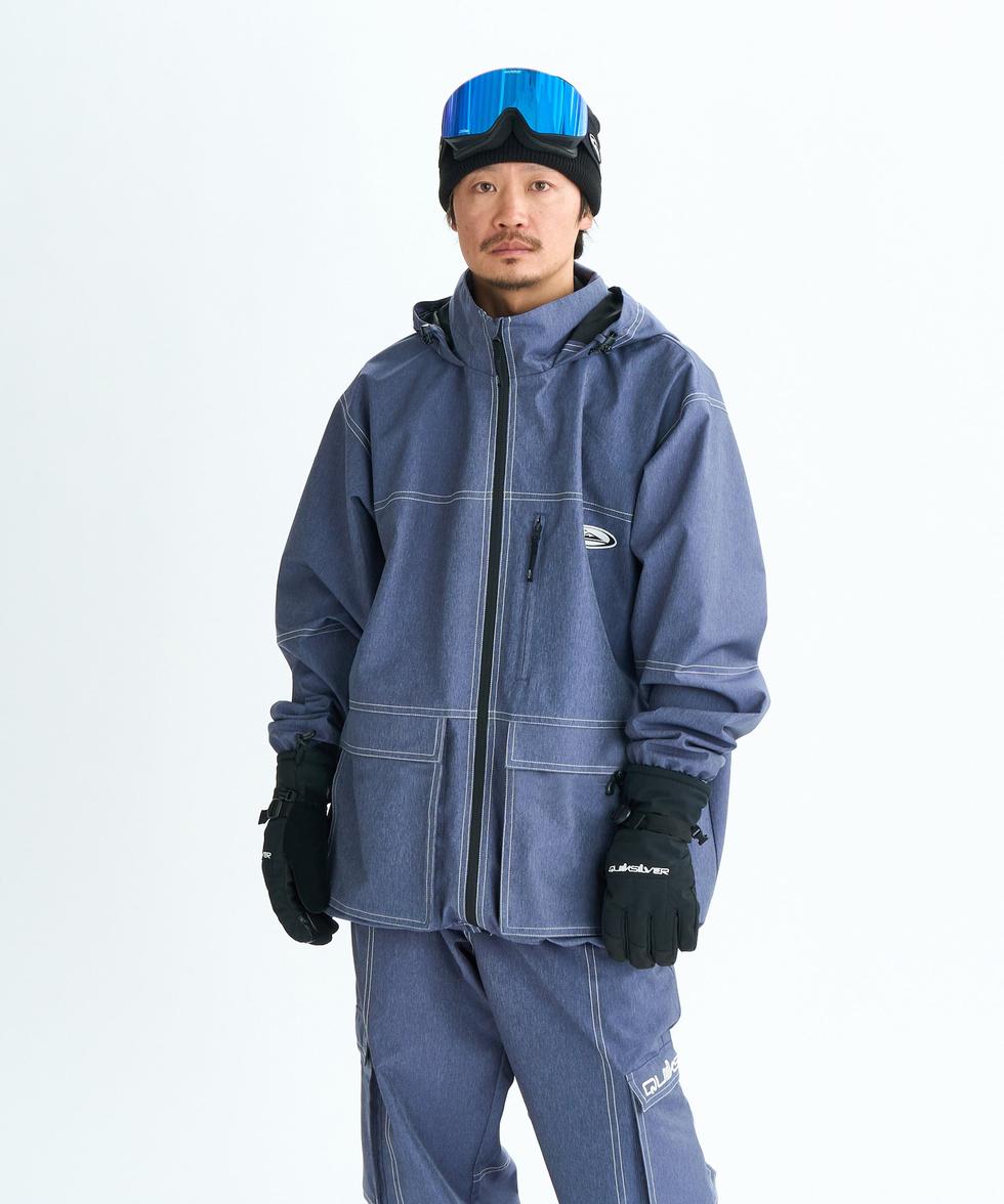 （22日-23日はボーナスストア+5％）OUTLET 送料無料 Quiksilver クイックシルバー QUIK JEAN JK スキー スノボー ジャケット アウター ウェア ウィンターの画像