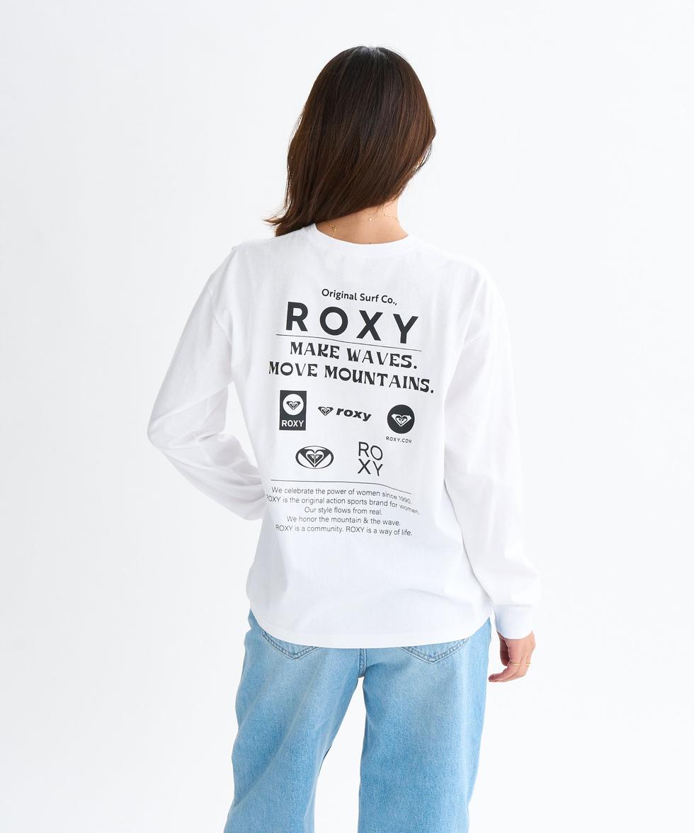 （18日-19日はボーナスストア+10％）SALE ROXY ロキシー HISTORICAL LOGO　L/S TEE Tシャツ ティーシャツ 長袖 ロンT ロングスリーブ | ROXY | 01