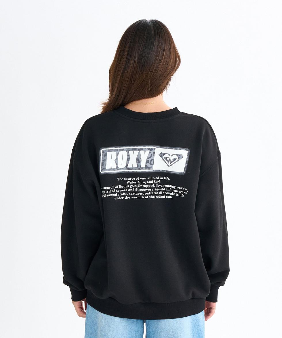 （25日-1日はボーナスストア+10％）SALE ROXY ロキシー SQUARE LOGO PULL OVER クルー プルオーバー スウェット | ROXY | 01