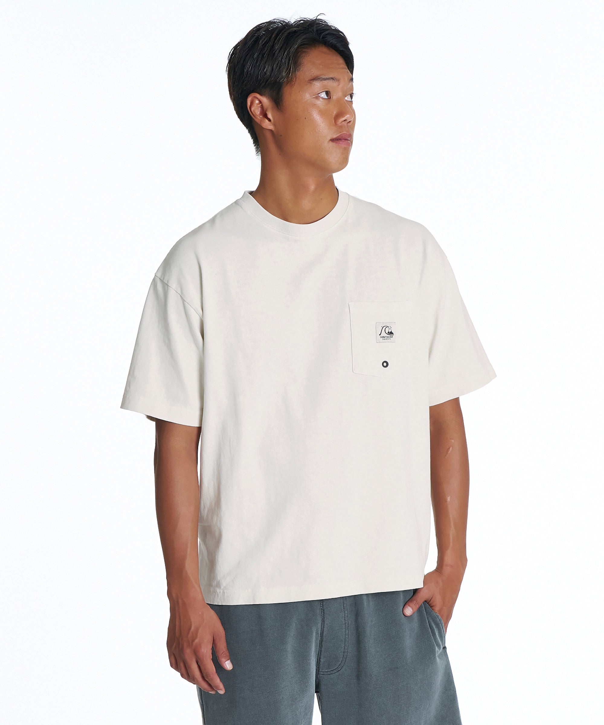 BACCA ホワイト 半袖Tシャツ Quiksilver（クイックシルバー） （14日-16日はボーナスストア+5