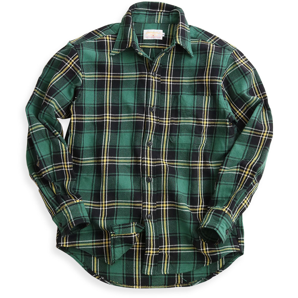 ヘヴィウエイト ネルシャツ チェックシャツ メンズ 日本製 厚手 長袖