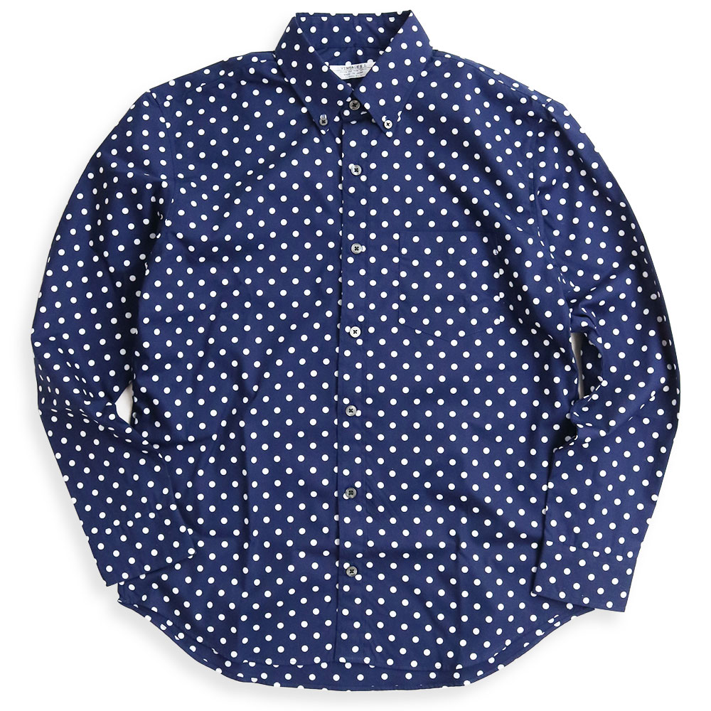 BRENT 半袖 ヴィンテージシャツ ドット柄 BRENT 半袖 ヴィンテージシャツ ドット柄