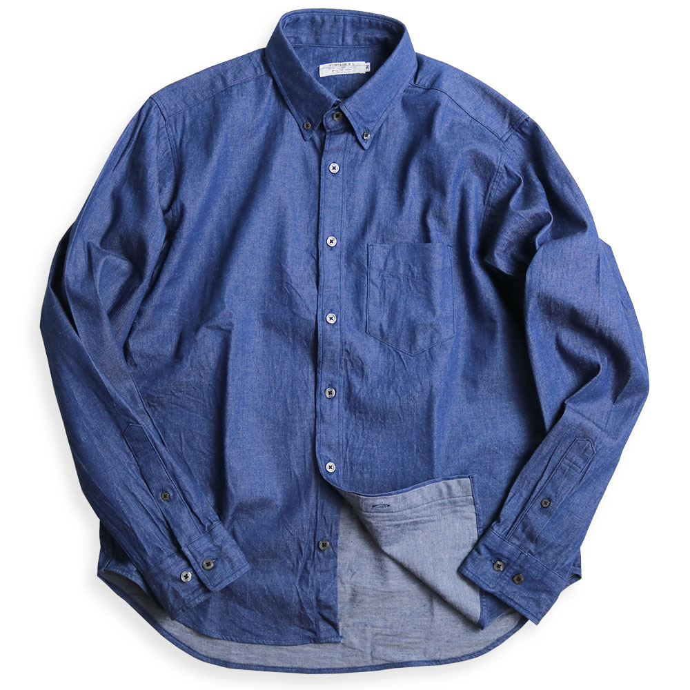 美品 BRUNELLO CUCINELLI デニムシャツ ボタンダウン 長袖 美品 BRUNELLO CUCINELLI デニムシャツ ボタンダウン 長袖 極美品