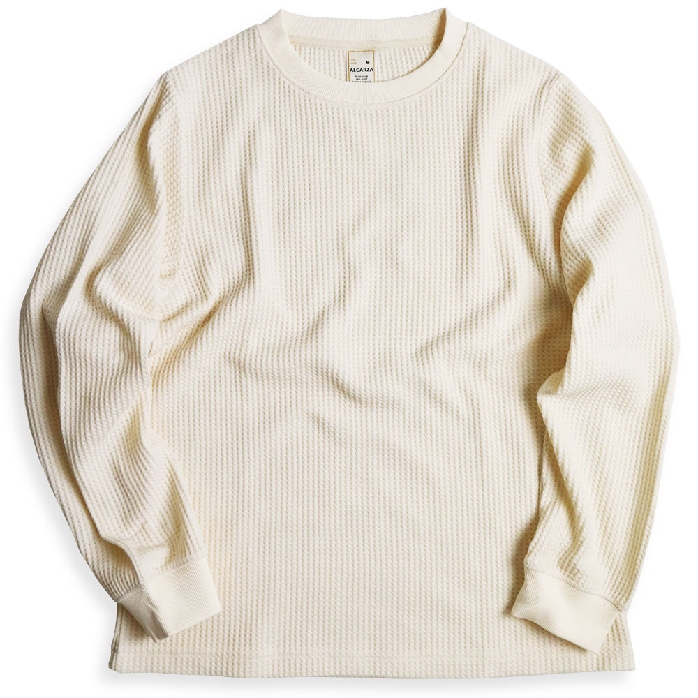 CIAO（チャオ） サーマル メンズ 長袖 Tシャツ カットソー ワッフル